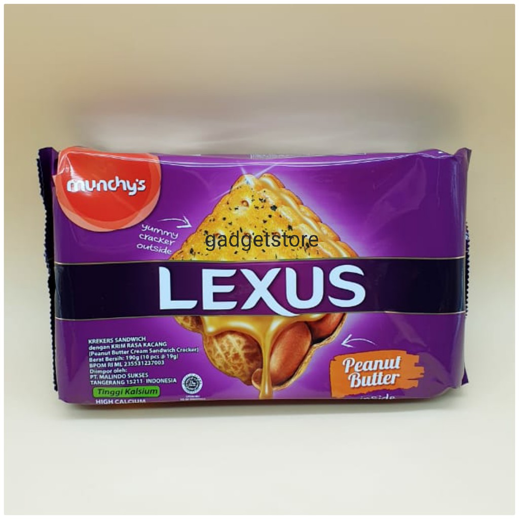 

Munchys Lexus peanut sandwich 190g