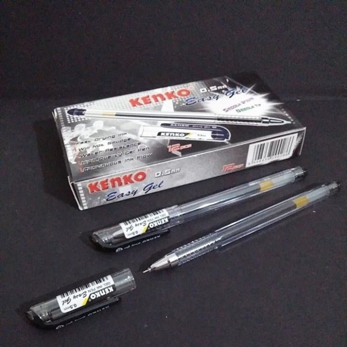 

Spesial Ballpoint Kenko Easy Gell 0.5 Balck 1 Pak Isi 12 Pcs Sale!!!