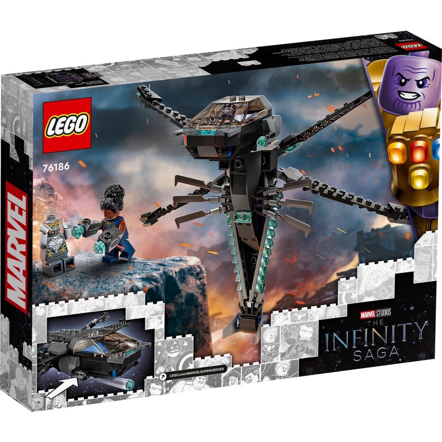LEGO 76186 MARVEL SUPER HEROES Black Panther Dragon Flyer