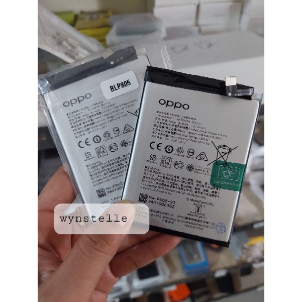OPPO A16 - Baterai Batre Batrei Battery OPPO A16 CPH2269 BLP805 ORIGINAL Model BLP-805 BLP 805
