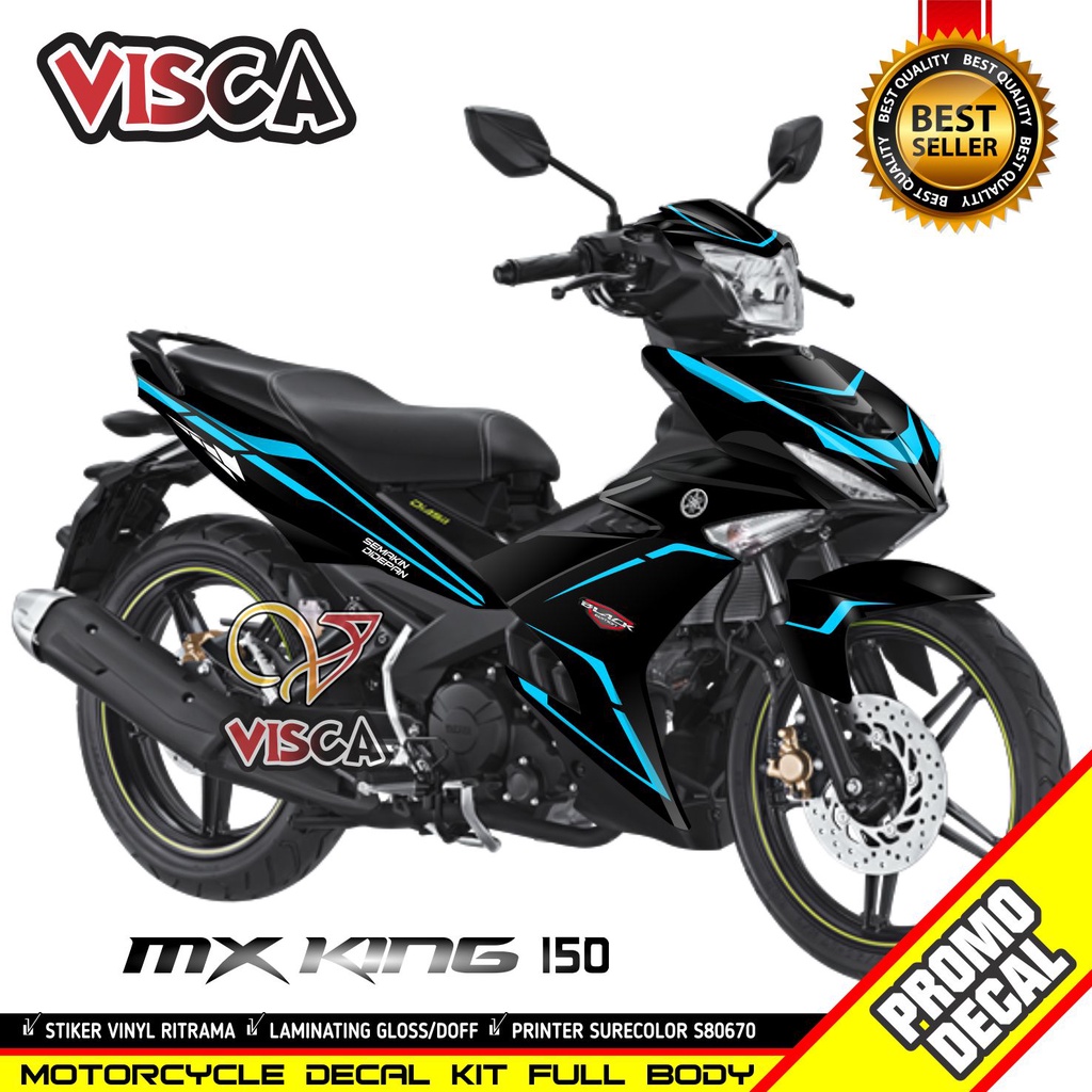Decal MX King 150 Full Body Stiker MX King 150 Striping MX King 150 Sticker MX King 150 Full Blok mo