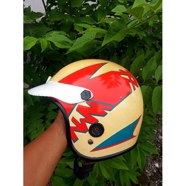 helm Yamaha jadul RX king RX special rxs rx100 yt115 u5 u7 v70 v75 v80 fizr force one l2g l2s yl1 yl