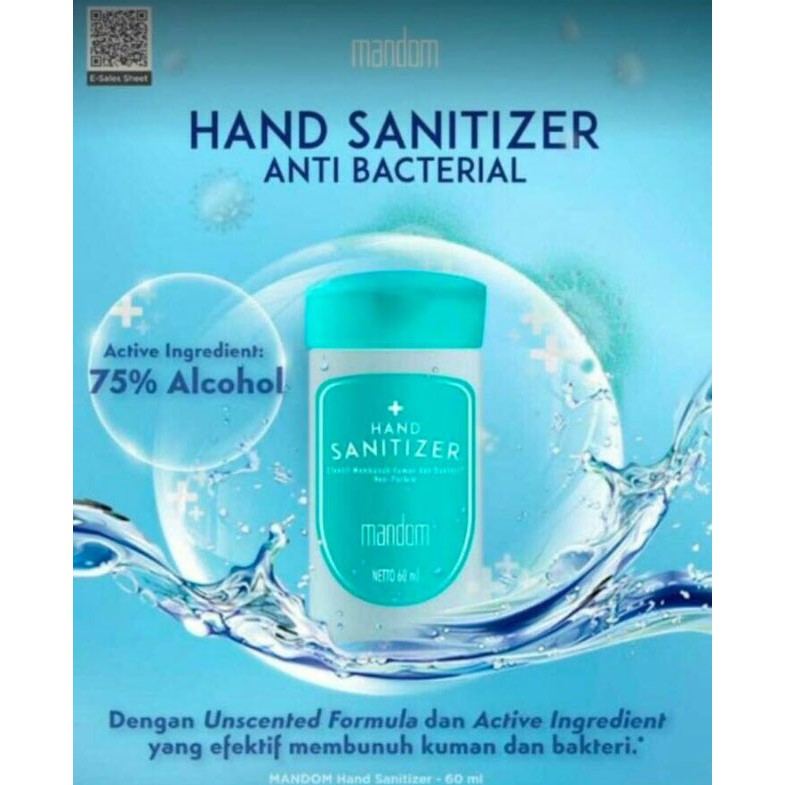 Mandom Hand Sanitizer 60ml