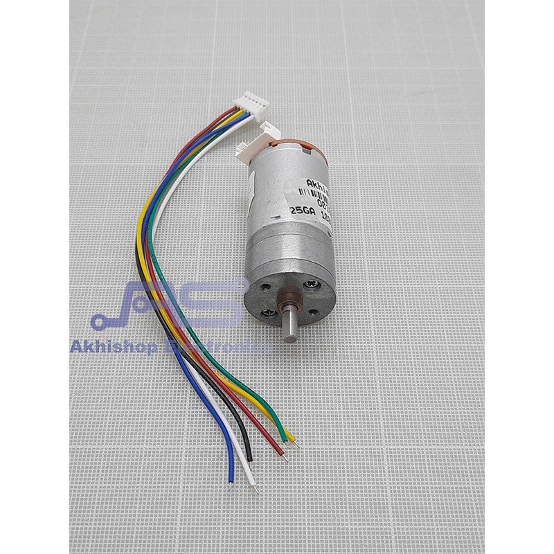 High Speed Motor DC 25GA370 12V 1000RPM 1360RPM with Encoder