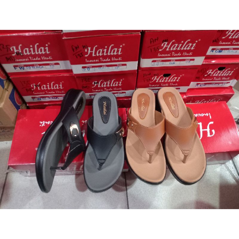 sendal Hailai original jepit lepes simpel elegan size 37-41
