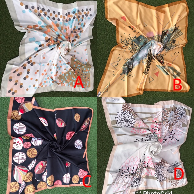 HIJAB SATIN MOTIF