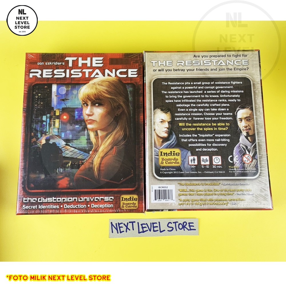 The Resistance Avalon Board Games Card Game - NEW - Ressistance