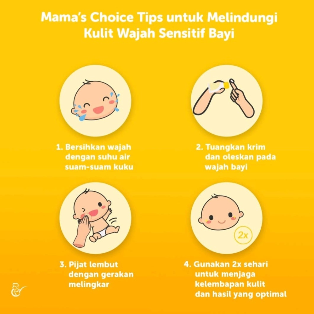 BABY CREAM / MAMA'S CHOICE BABY DAILY NOURISHING FACE CREAM / KRIM WAJAH BAYI