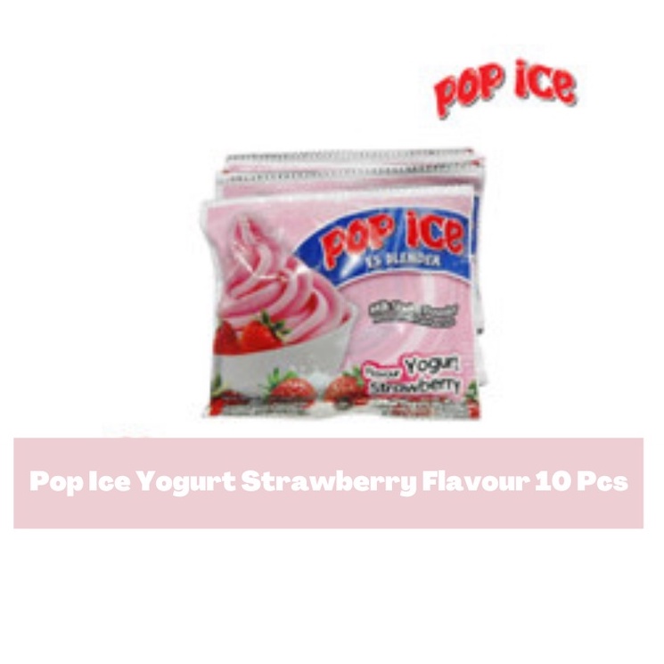 

POP ICE YOGHURT STRAWBERRY FLAVOUR 10 SACHET