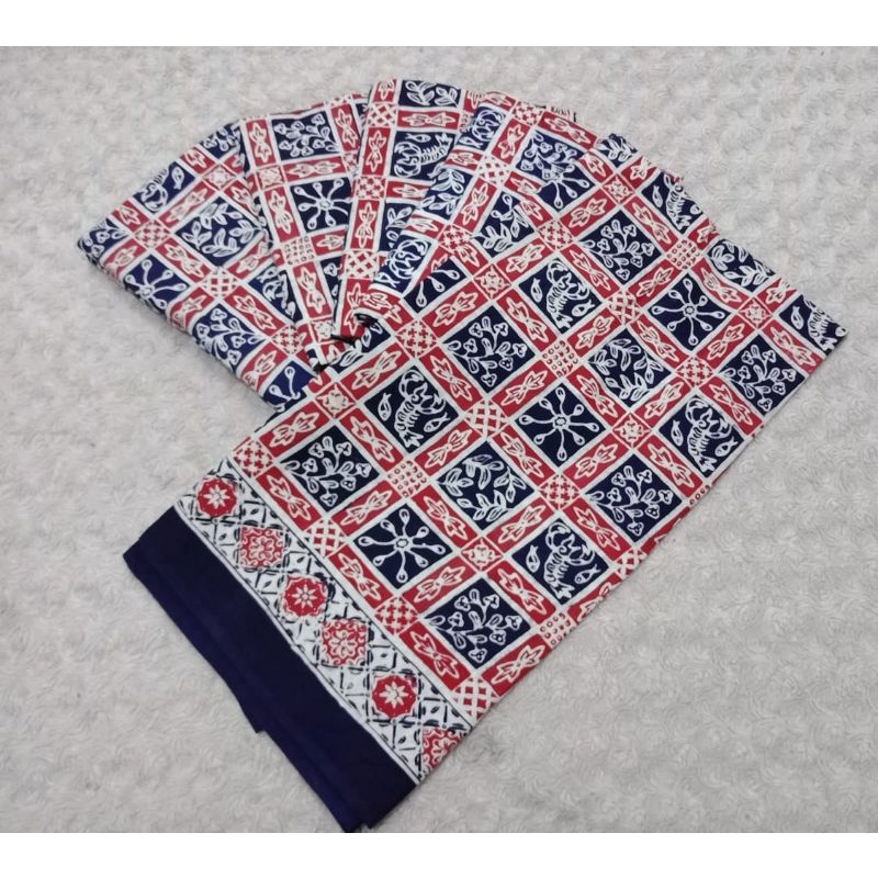 Batik Kekinian. Atasan Batik Kekinian. Batik Wonogiren Abang Kotak. Daster Batik.