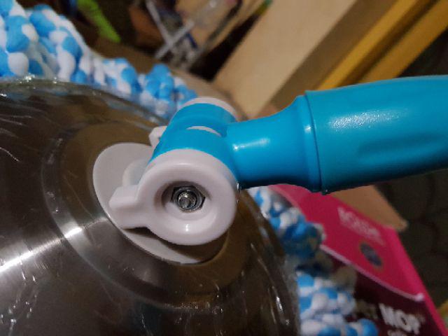 Bolde Alat Pel Super Mop Solitaire + Roda Stainless - Modern Wonder Mop Pel Putar Otomatis