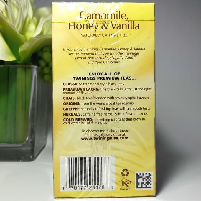 

Twinings Herbal Tea/ teh Camomile, Honey & Vanilla /Caff Free, 20 bags