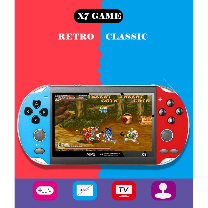 Gameboy advance X7 screen besar 4.3