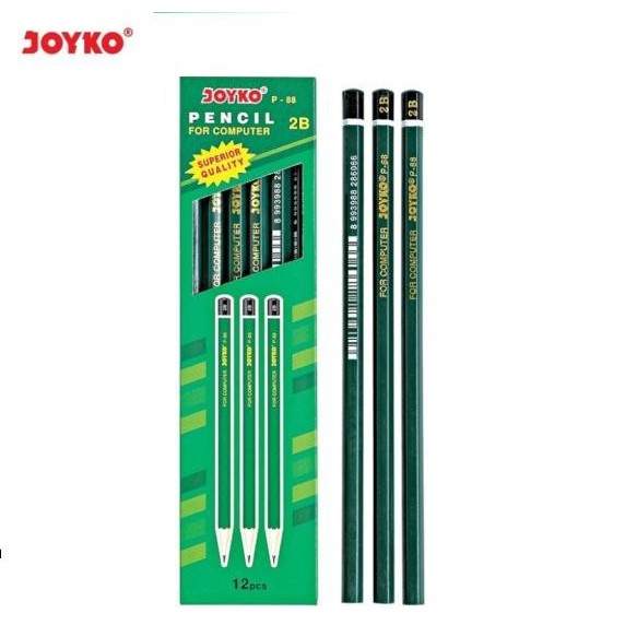 

Pensil Ujian | Pencil Kayu Joyko P-88 2B Hijau