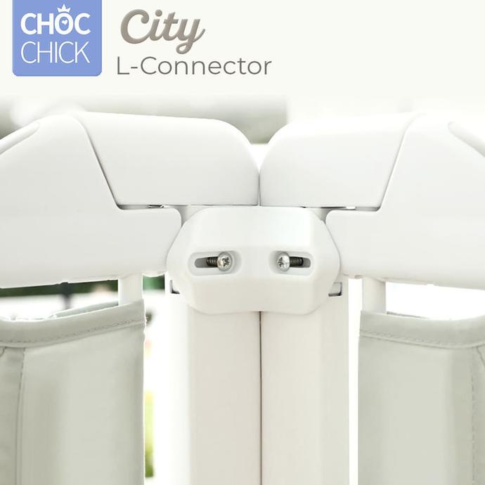 [[BISA COD]] Choc Chick CITY L-Connector untuk Instalasi L Pagar Kasur Bedrail Anak