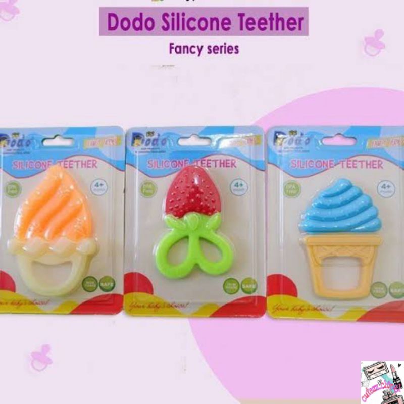 ☃️Cutezz_ching1☃️Dodo Silicone Teether Fancy Series/Fruit Series