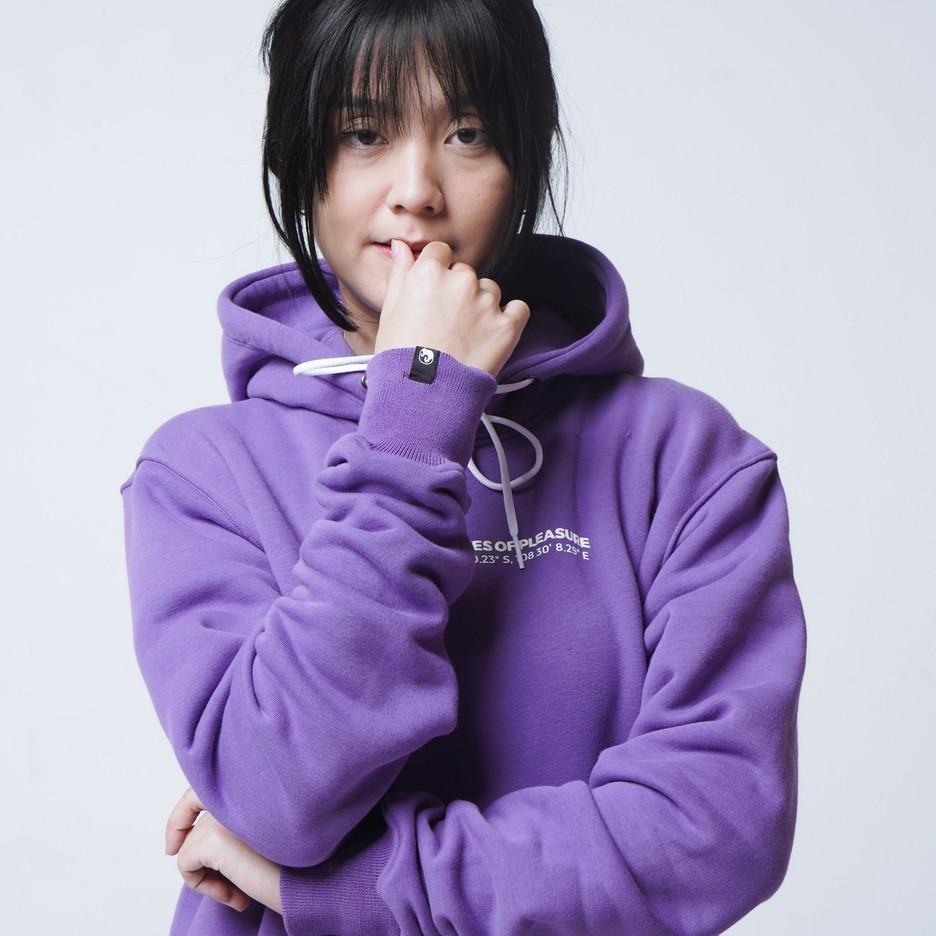 PRJ.816087– GVFI Pullover Hoodie Echolocation Purple Sweater Ungu