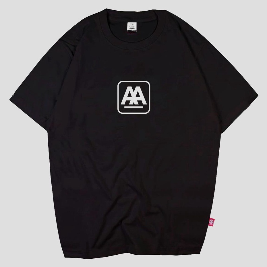 KAOS DISTRO BASIC SIMPLE PRIA WANITA STREETWEAR DISTRO T-SHIRT DISTRO KATUN HITAM LENGAN PENDEK / UN