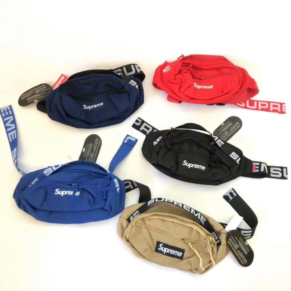 Sale Tas Waistbag Supreme SS18  / Tas Selempang Supreme SS18 / Tas Pinggang Pria / Wanita Supreme