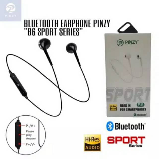 Headset Bluetooth Sport Pinzy B6 Series