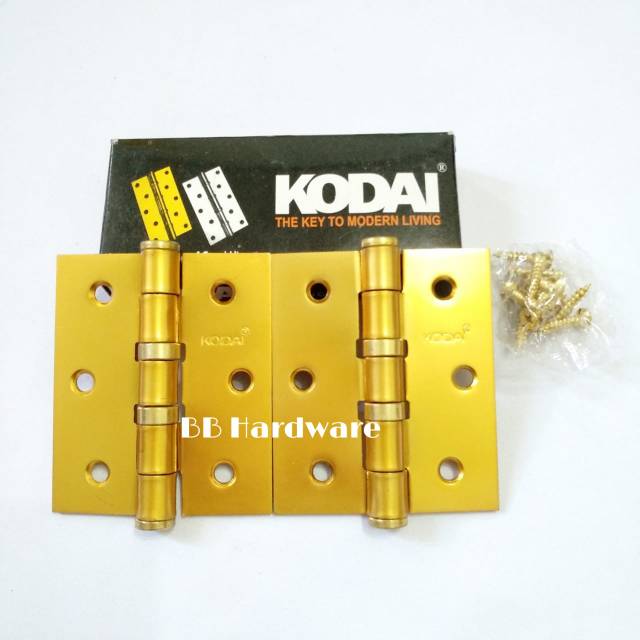 ENGSEL PINTU 3 INCH GOLD KODAI / ENGSEL JENDELA 3 INCH KODAI / ENGSEL KODAI 3 INCH