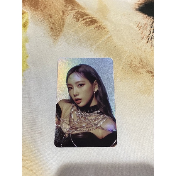 Taeyeon photocard snsd pc holo postcard set md GOT the beat step back aespa snsd karina wendy seulgi