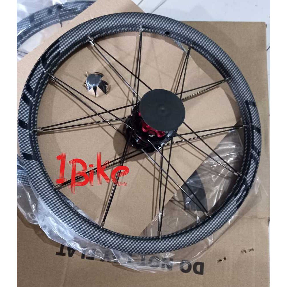 WheelSet velk rims Luce 16 Plus 349 Disc Brake Carbon - WS 09