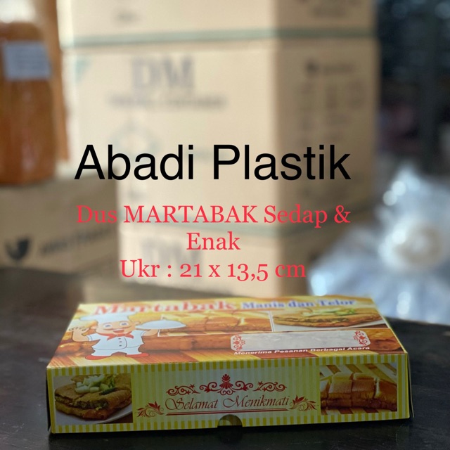 MARTABAK BOX / DUS MARTABAK / DUS KUE UKR 21X13,5