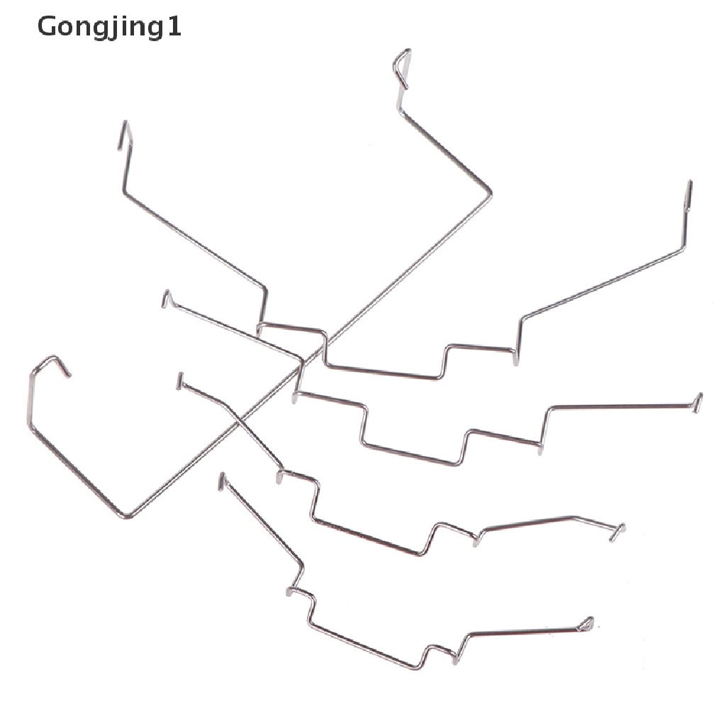 Gongjing1 1 Pasang Bracket Buckle Elastis Bahan Baja Untuk Kipas Pendingin CPU