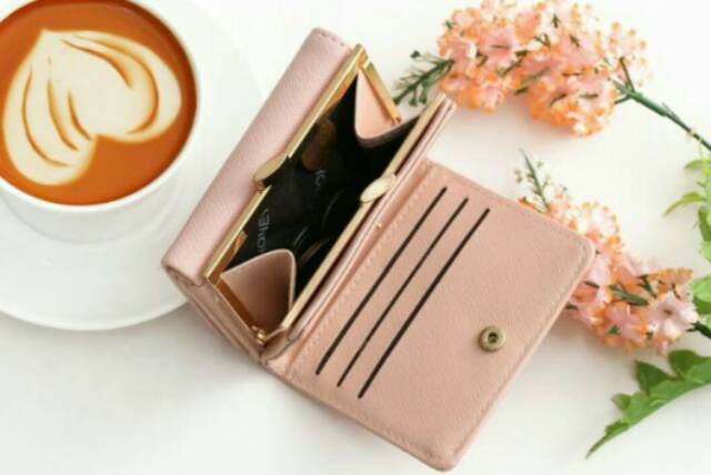 Dompet wanita elegant mini rabbit/bunny/praktis/kekinian/kado/gift