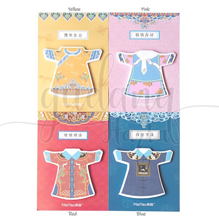 Sticky Note Baju Kaisar Imperial Memo Lucu DIY Scrapbook GH 301365