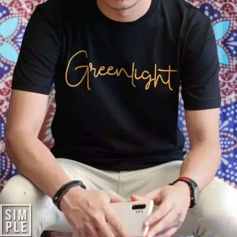 KAOS DISTRO GREENLIGHT BAJU ARIEL GREENLIGHT TSHIRT GREENLIGHT