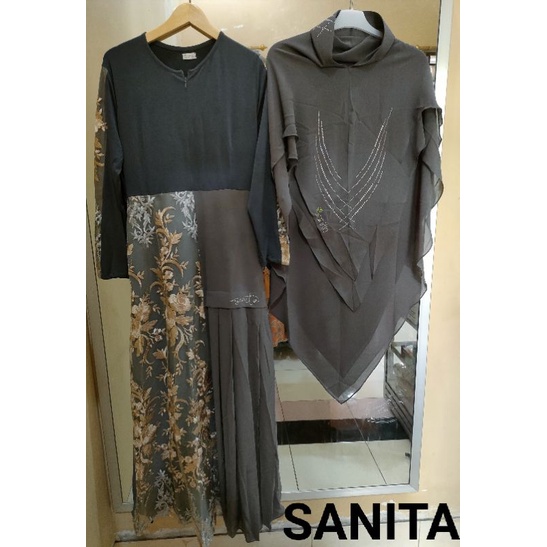 Gamis set brukat mewah by SANITA