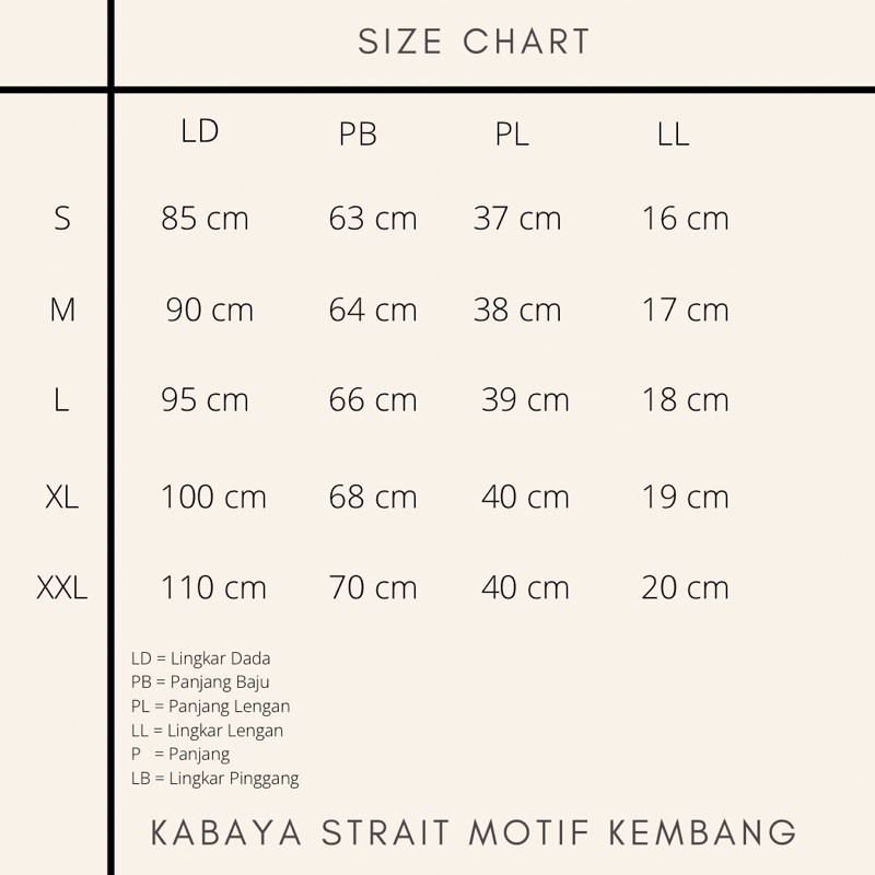 Kebaya jadi motif kembang diamond