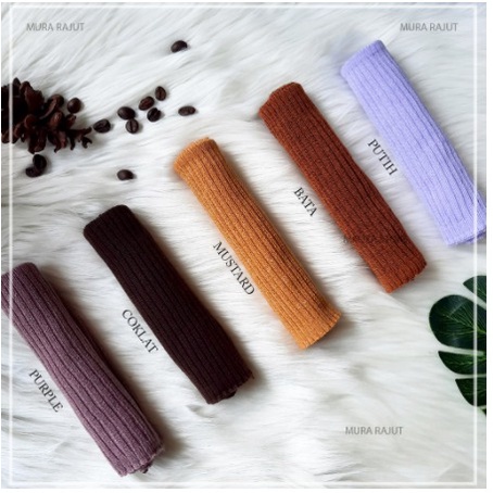CIPUT RAJUT INNER BANDANA POLOS PREMIUM DALAMAN JILBAB RAJUT BISA COD