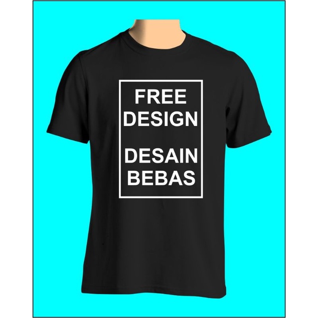KAOS DESAIN KOSTUM / KAOS DESAIN SUKA-SUKA / KAOS DESAIN BEBAS REQUEST / KAOS HITAM