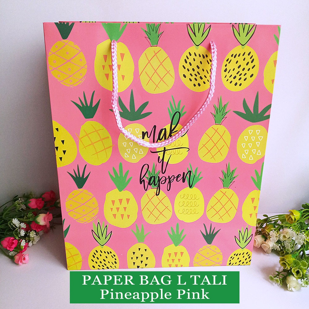 

Paper Bag Tali Motif L - Plant