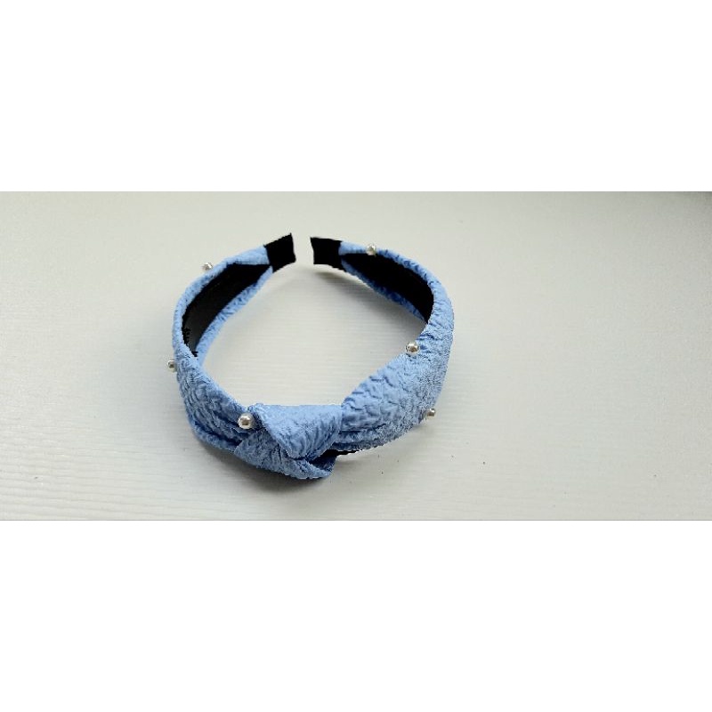 Bando Cantik Motif Simpul Mute Bando Bandana Korea Kekinian Viral Cantik Elegant