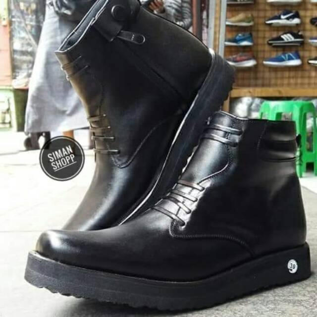 Sepatu PDH kulit asli pria