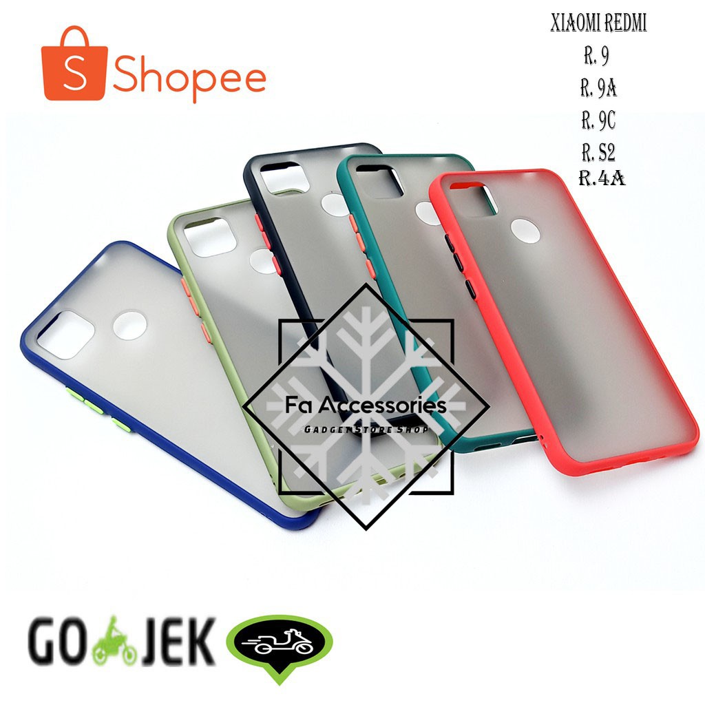 FA Phone soft Case Xiaomi Redmi 4a 9 9a 9c 9t c S2 Y2 poco M3 f3 f3pro pro casing shock proof