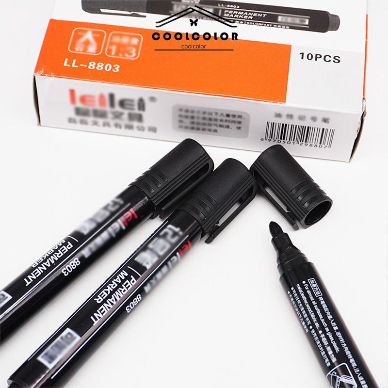 COD❤️Permanent Marker Spidol Permanen Round Tip Joyko Refillable- cl