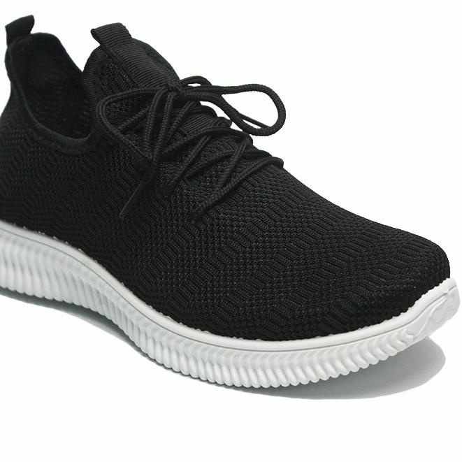 ✧ Dr.Kevin Women Sneaker Sepatu Sport Wanita 589-030 - Abu, Hitam & Putih ➬