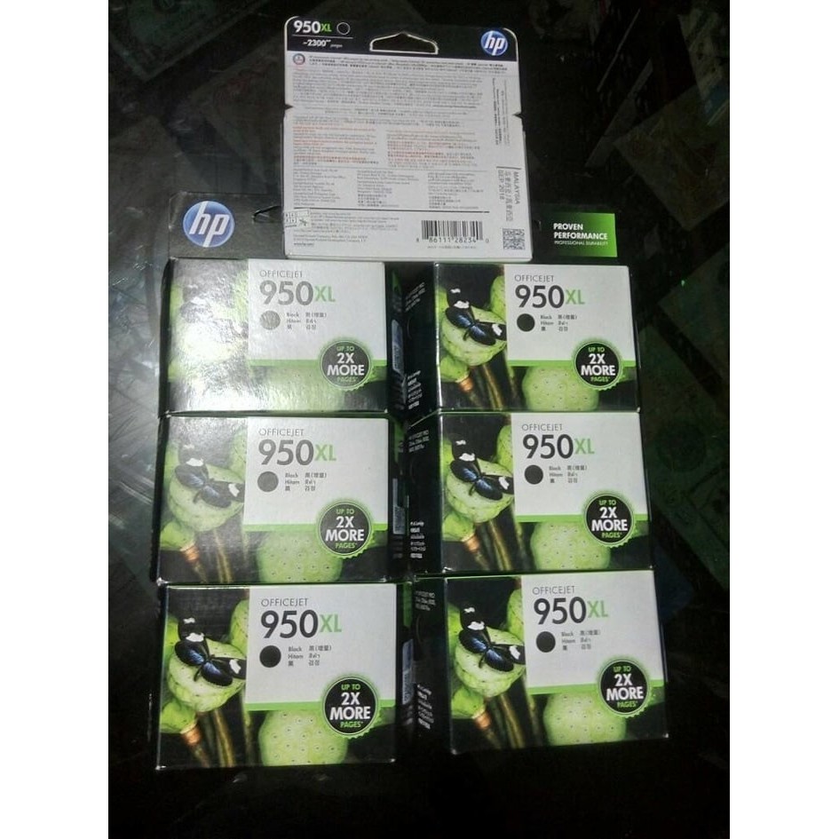 Tinta cartridge hp 950xl black original