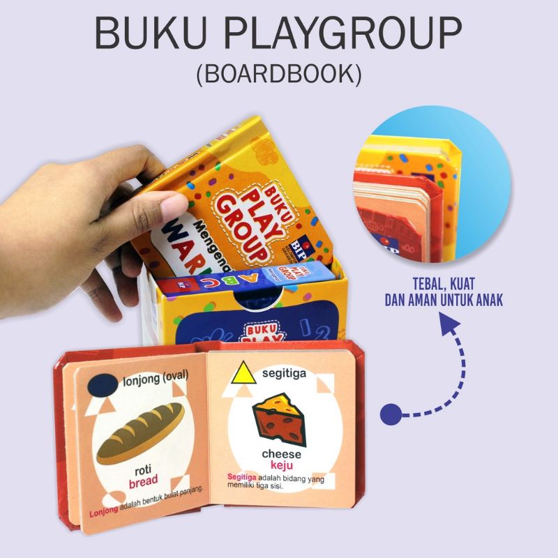 BUKU PLAY GROUP PLAYGROUP BOX SET EDISI BARU - BUKU ANAK - BUKU BALITA - ISI 4 BUKU - gramedia Bip-1