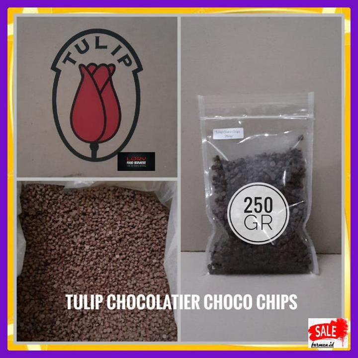 

SAKMACOKLAT- TULIP CHOCO CHIPS DARK -MAKANAN-MINUMAN.