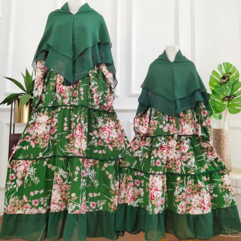 Gamis couple ibu dan anak Terbaru 2021 cs50