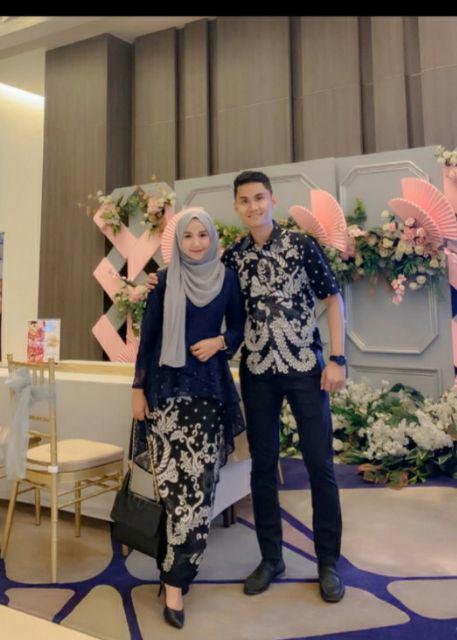 Maura Couple - Sania Ruffle Batik Couple Ori Ndoro Jowi Garansi Termurah Shopee - Batik Modern Solo