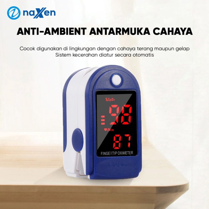 Oximeter Fingertip Pulse Alat Ukur Kadar Oksigen Darah Detak Jantung Fingertip Pulse Oksigen Meter