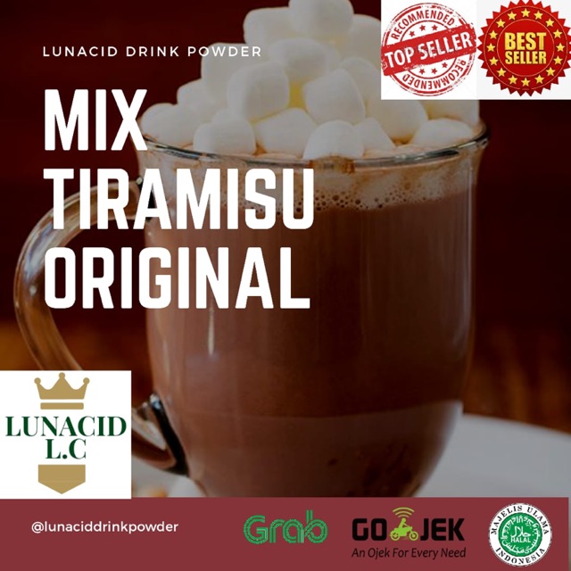 

Powder rawa tiramisu/bubuk minuman rasa MIX TIRAMISU 1 Kg