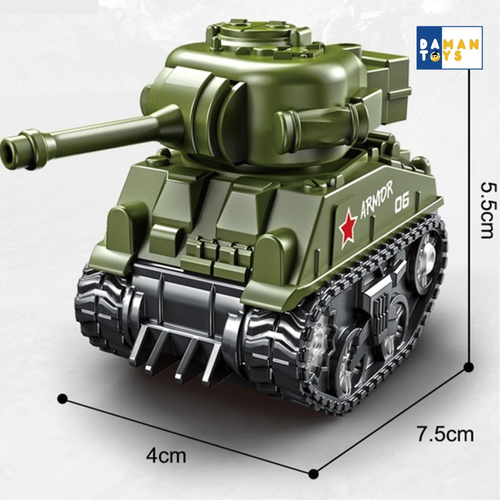 Mobil Tank Diecast Army Mainan Anak Laki Cowok Hadiah Kado Murah